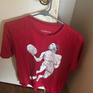 Jordan Red Basketball Tee